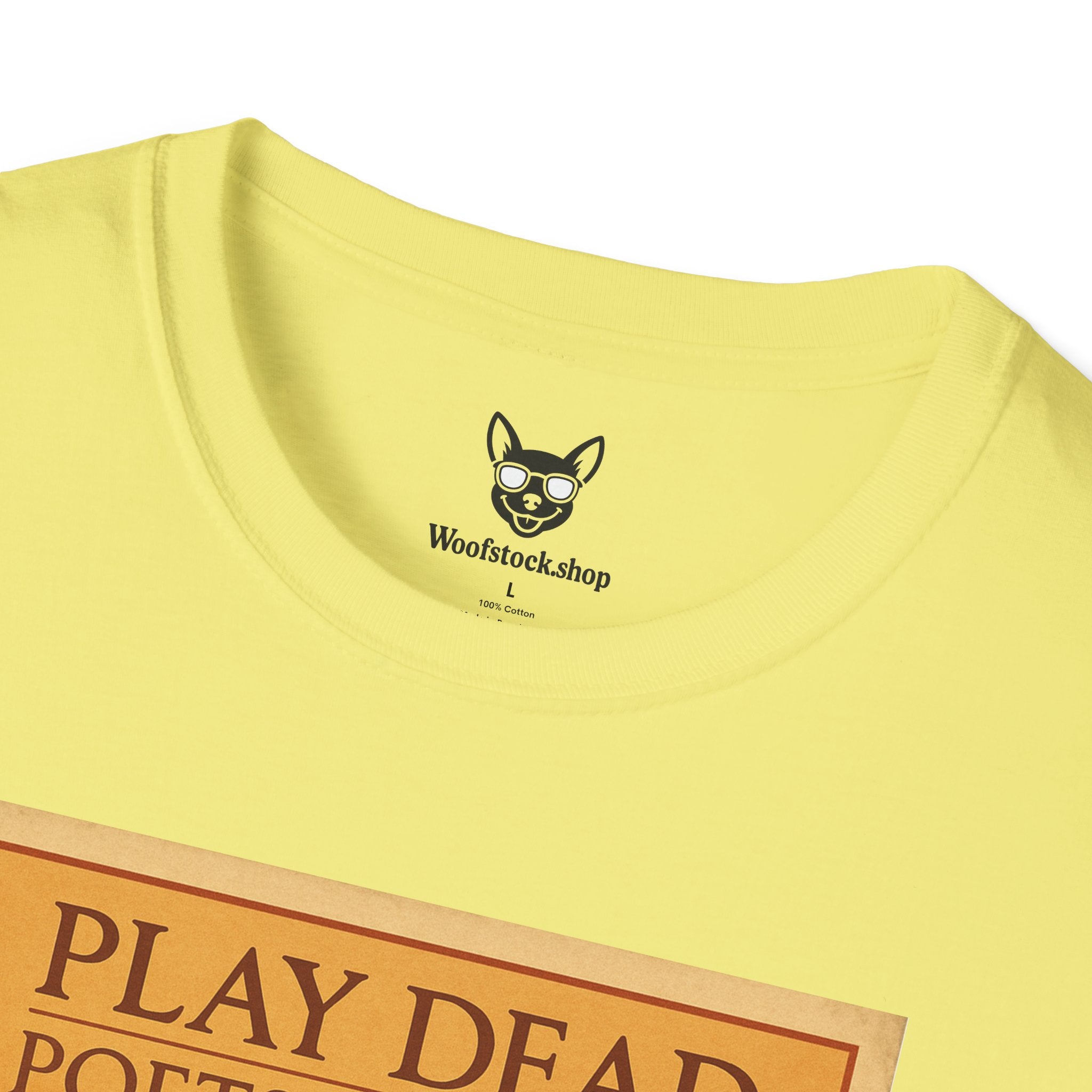 Dead Poets Society Poster Dog Parody Unisex Softstyle T-Shirt -- Funny Movie Tee for Movie and Dog Lovers